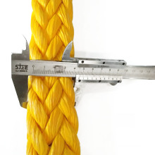 Tensile Resistance Braided Polyester Nylon PP Rope for Mooring